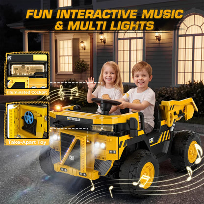 24V Dump Truck Ride-On with EVA tires