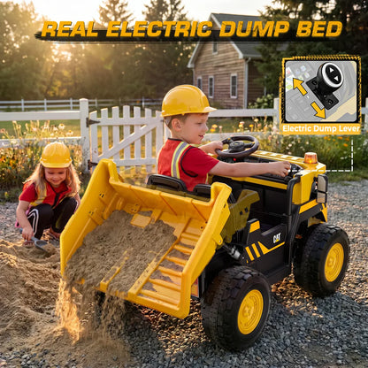 24V Dump Truck Ride-On with EVA tires