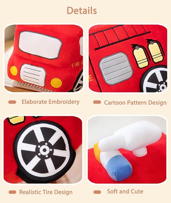 Engine Stuffed Special Vehicle Plush Fire Truck