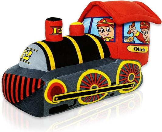 Soft and Cuddly Train Pillow Toy, Cute Nursery Décor