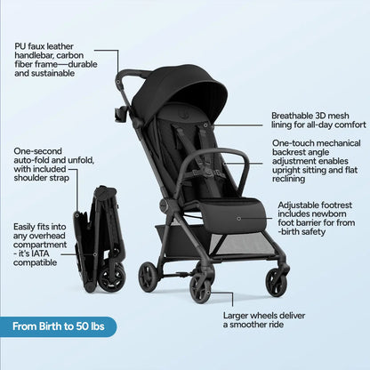 11.5 lbs Lightweight Travel Stroller